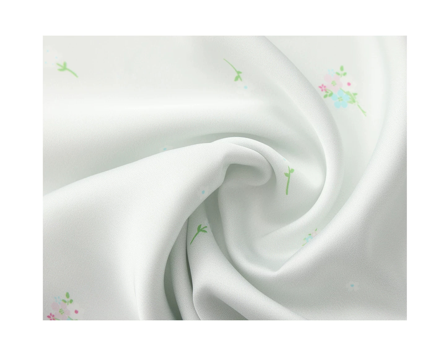 Floral fabric closeup