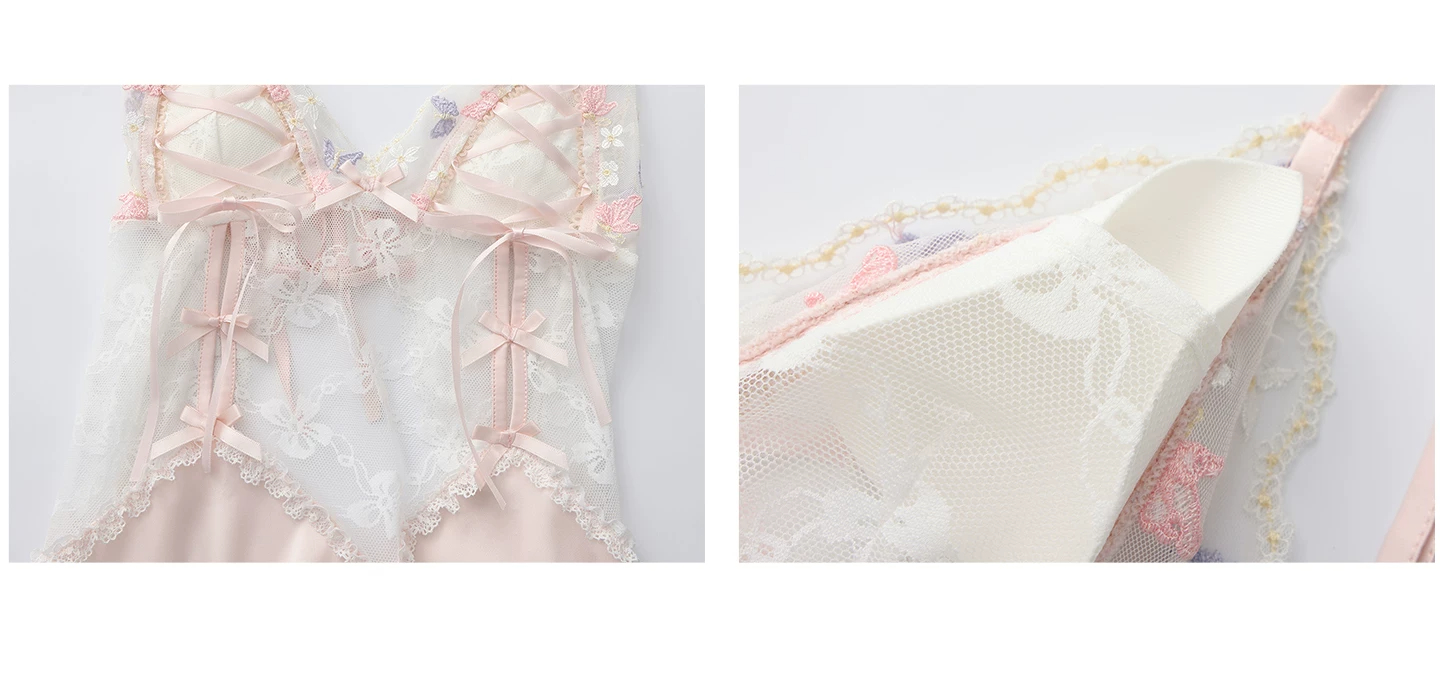Padded cup lining detail