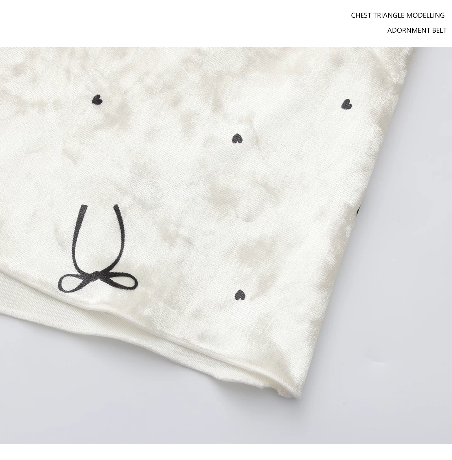 Velvet fabric closeup