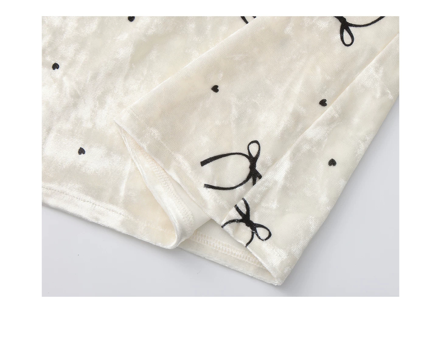 Velvet fabric closeup