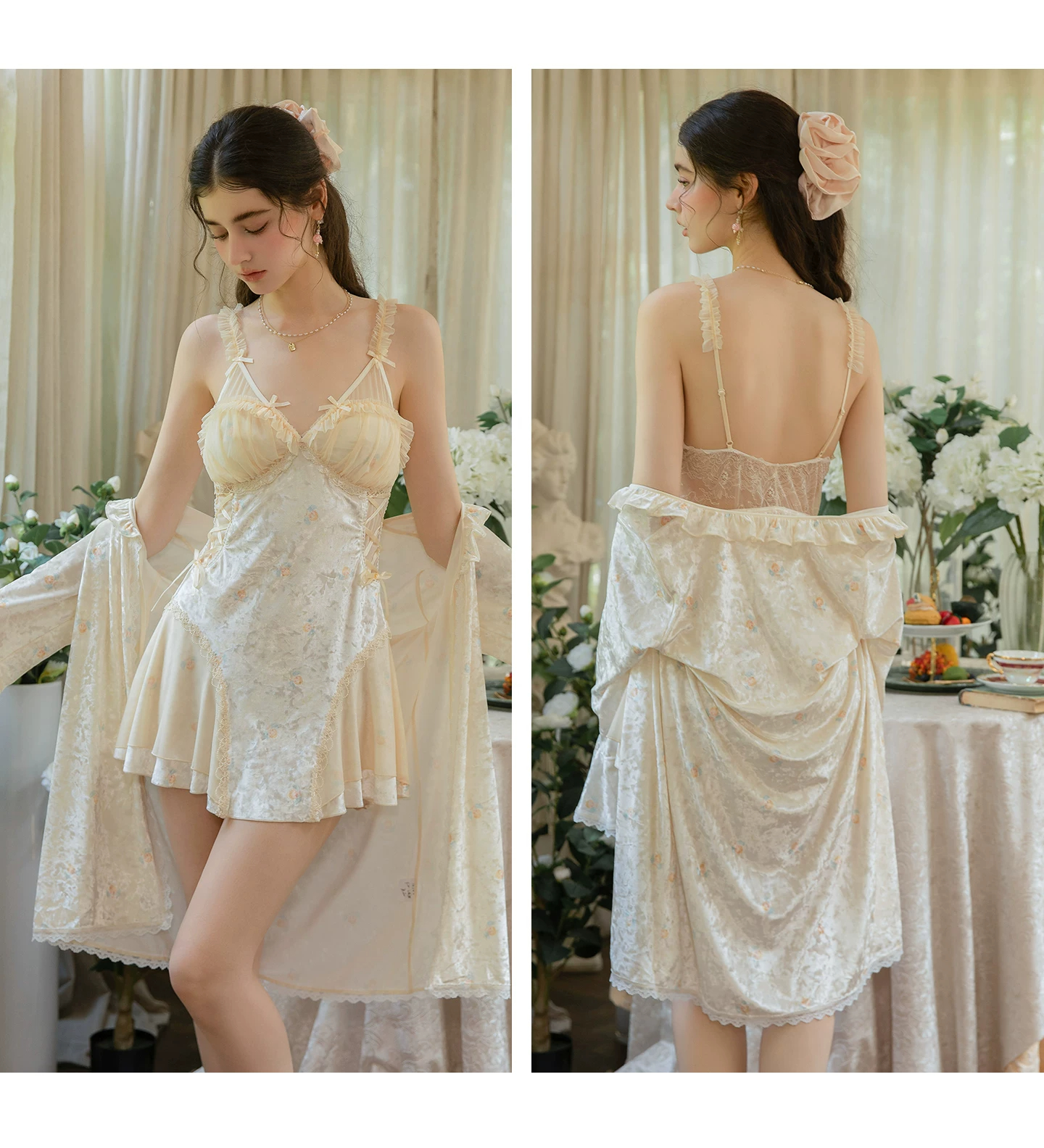 Two views, back detail
