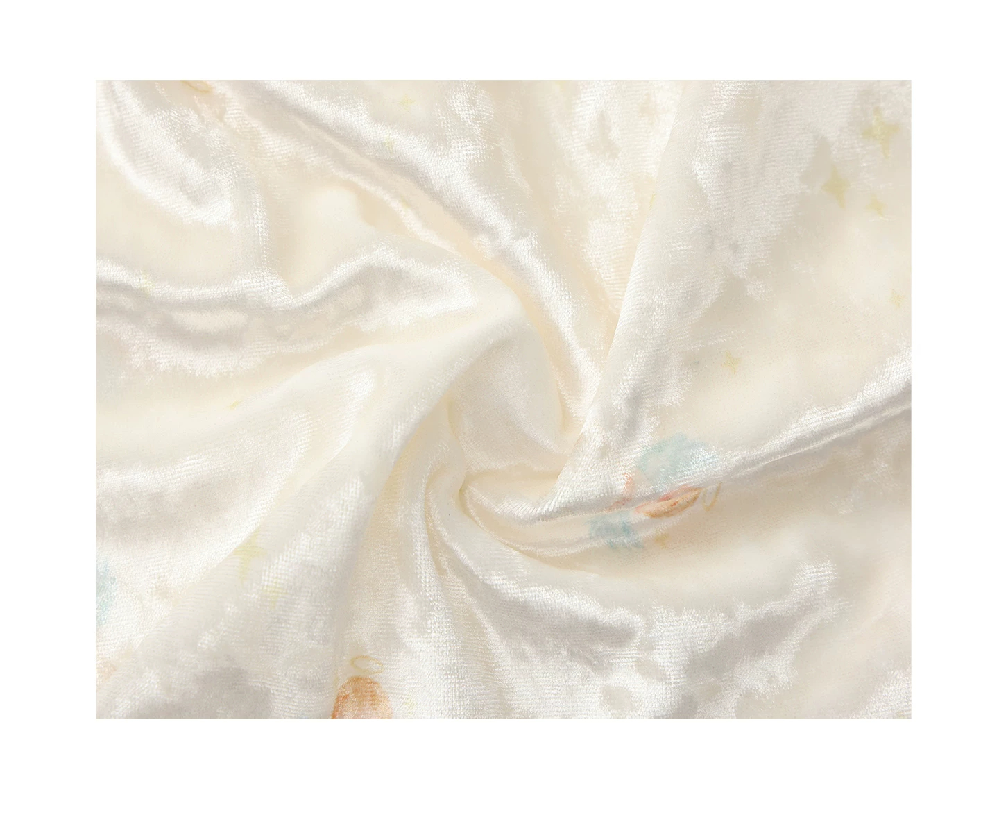 Crushed velvet fabric closeup